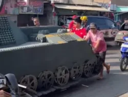 Sabet Juara 1 Karnaval HUT RI ke-81, Replika Tank Baja Jadi Prima Dona Desa Leuwinutug