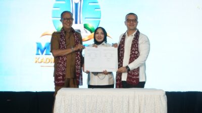 Kukuhkan Ketua Kadin Kota Sukabumi, Ketua Kadin Jabar Almer Faiq Rusydi Tekankan Sinergi Pertumbuhan Ekonomi